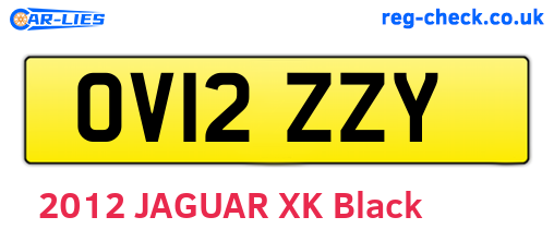 OV12ZZY are the vehicle registration plates.