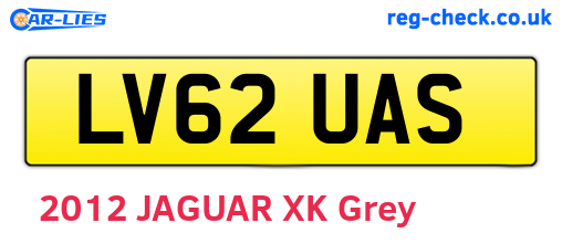 LV62UAS are the vehicle registration plates.
