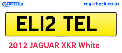 EL12TEL are the vehicle registration plates.