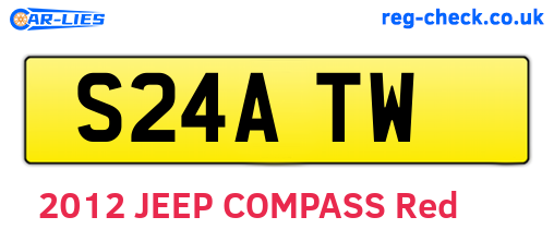 S24ATW are the vehicle registration plates.