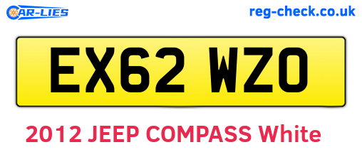 EX62WZO are the vehicle registration plates.
