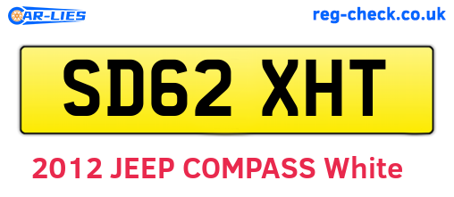 SD62XHT are the vehicle registration plates.
