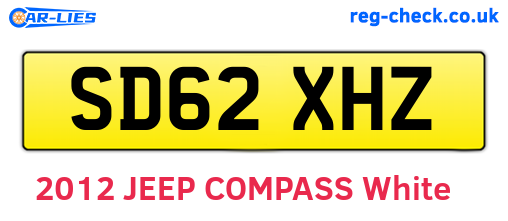 SD62XHZ are the vehicle registration plates.