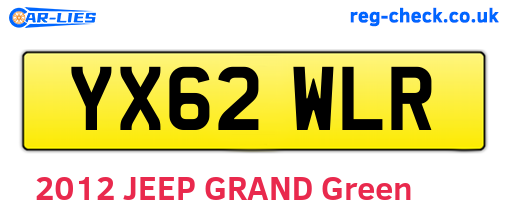 YX62WLR are the vehicle registration plates.