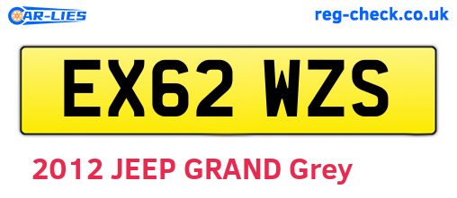 EX62WZS are the vehicle registration plates.