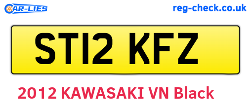 ST12KFZ are the vehicle registration plates.