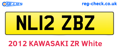 NL12ZBZ are the vehicle registration plates.