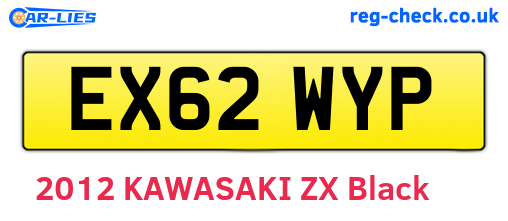 EX62WYP are the vehicle registration plates.