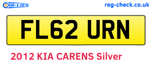 FL62URN are the vehicle registration plates.