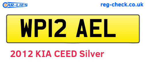 WP12AEL are the vehicle registration plates.