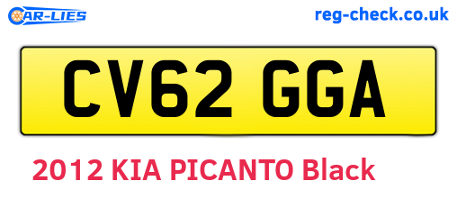 CV62GGA are the vehicle registration plates.