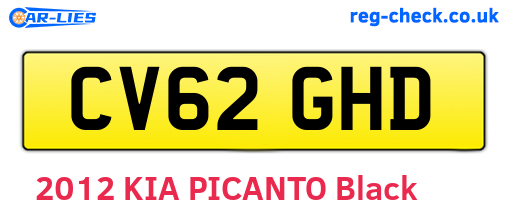 CV62GHD are the vehicle registration plates.