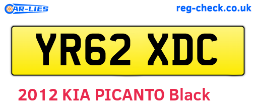 YR62XDC are the vehicle registration plates.
