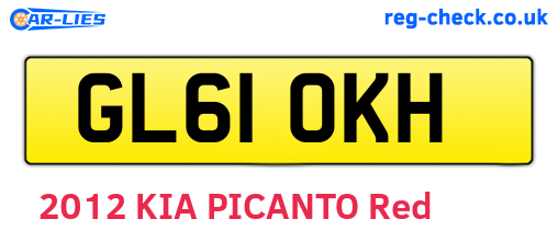 GL61OKH are the vehicle registration plates.