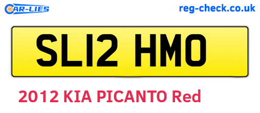 SL12HMO are the vehicle registration plates.