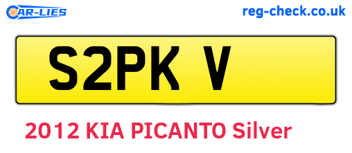 S2PKV are the vehicle registration plates.