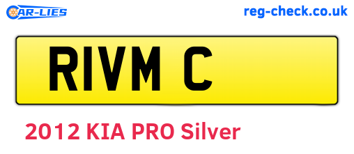 R1VMC are the vehicle registration plates.