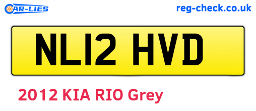 NL12HVD are the vehicle registration plates.