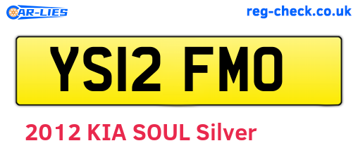 YS12FMO are the vehicle registration plates.