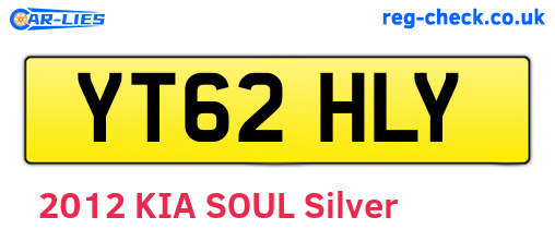 YT62HLY are the vehicle registration plates.