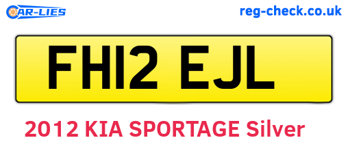 FH12EJL are the vehicle registration plates.