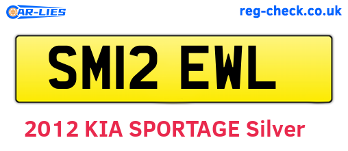 SM12EWL are the vehicle registration plates.