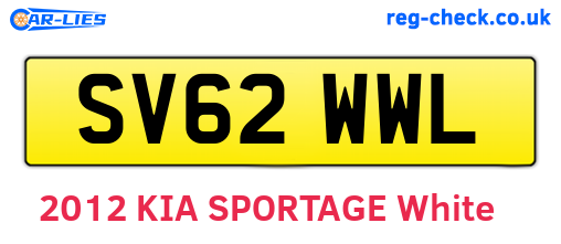 SV62WWL are the vehicle registration plates.