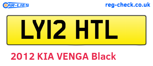 LY12HTL are the vehicle registration plates.