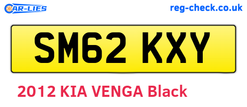 SM62KXY are the vehicle registration plates.