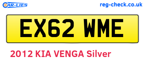 EX62WME are the vehicle registration plates.