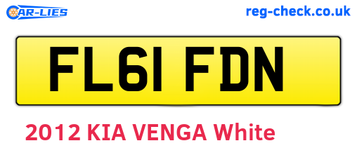 FL61FDN are the vehicle registration plates.