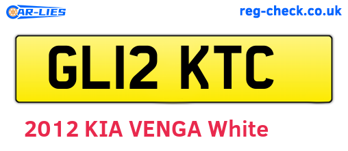 GL12KTC are the vehicle registration plates.