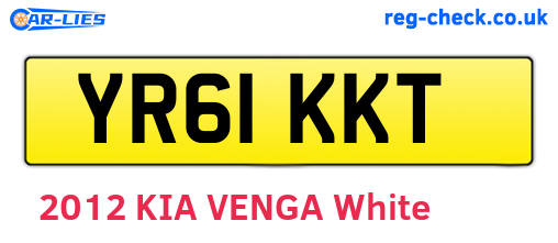 YR61KKT are the vehicle registration plates.