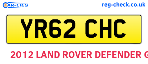 YR62CHC are the vehicle registration plates.
