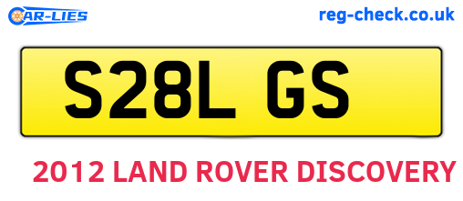S28LGS are the vehicle registration plates.