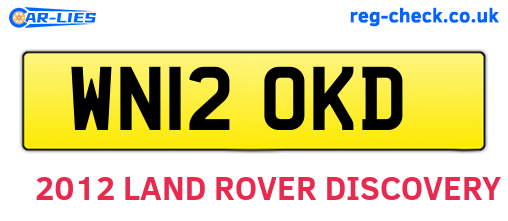 WN12OKD are the vehicle registration plates.