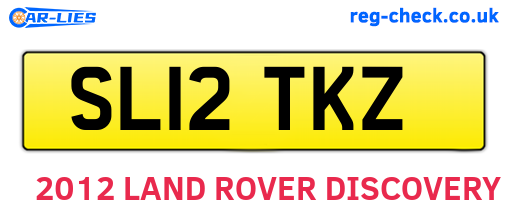 SL12TKZ are the vehicle registration plates.