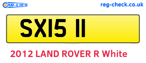 SXI511 are the vehicle registration plates.