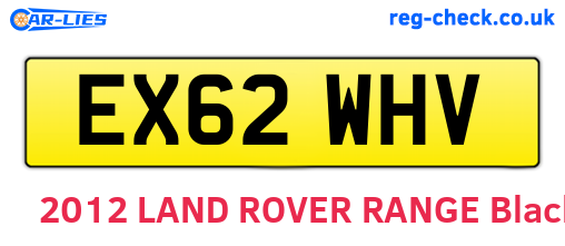 EX62WHV are the vehicle registration plates.