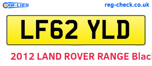 LF62YLD are the vehicle registration plates.