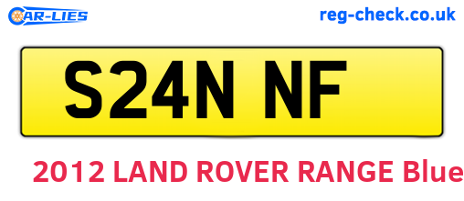S24NNF are the vehicle registration plates.