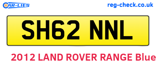 SH62NNL are the vehicle registration plates.