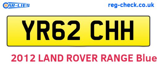 YR62CHH are the vehicle registration plates.
