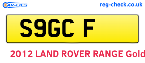S9GCF are the vehicle registration plates.
