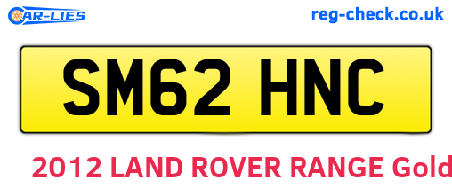 SM62HNC are the vehicle registration plates.