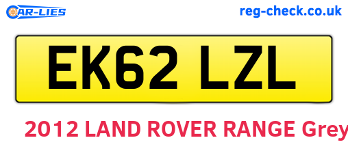 EK62LZL are the vehicle registration plates.