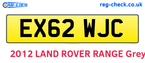 EX62WJC are the vehicle registration plates.