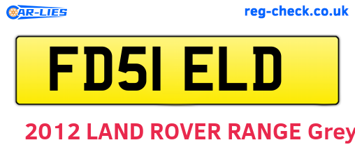 FD51ELD are the vehicle registration plates.