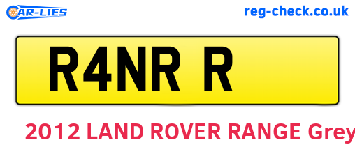 R4NRR are the vehicle registration plates.