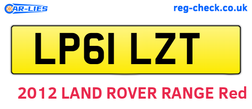 LP61LZT are the vehicle registration plates.